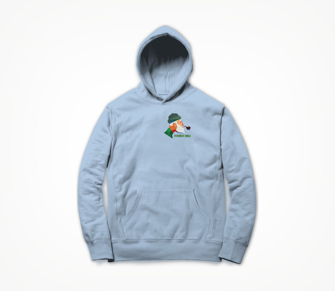 Favourite Uncle - Original Logo 'Uncle' Blue Hoodie