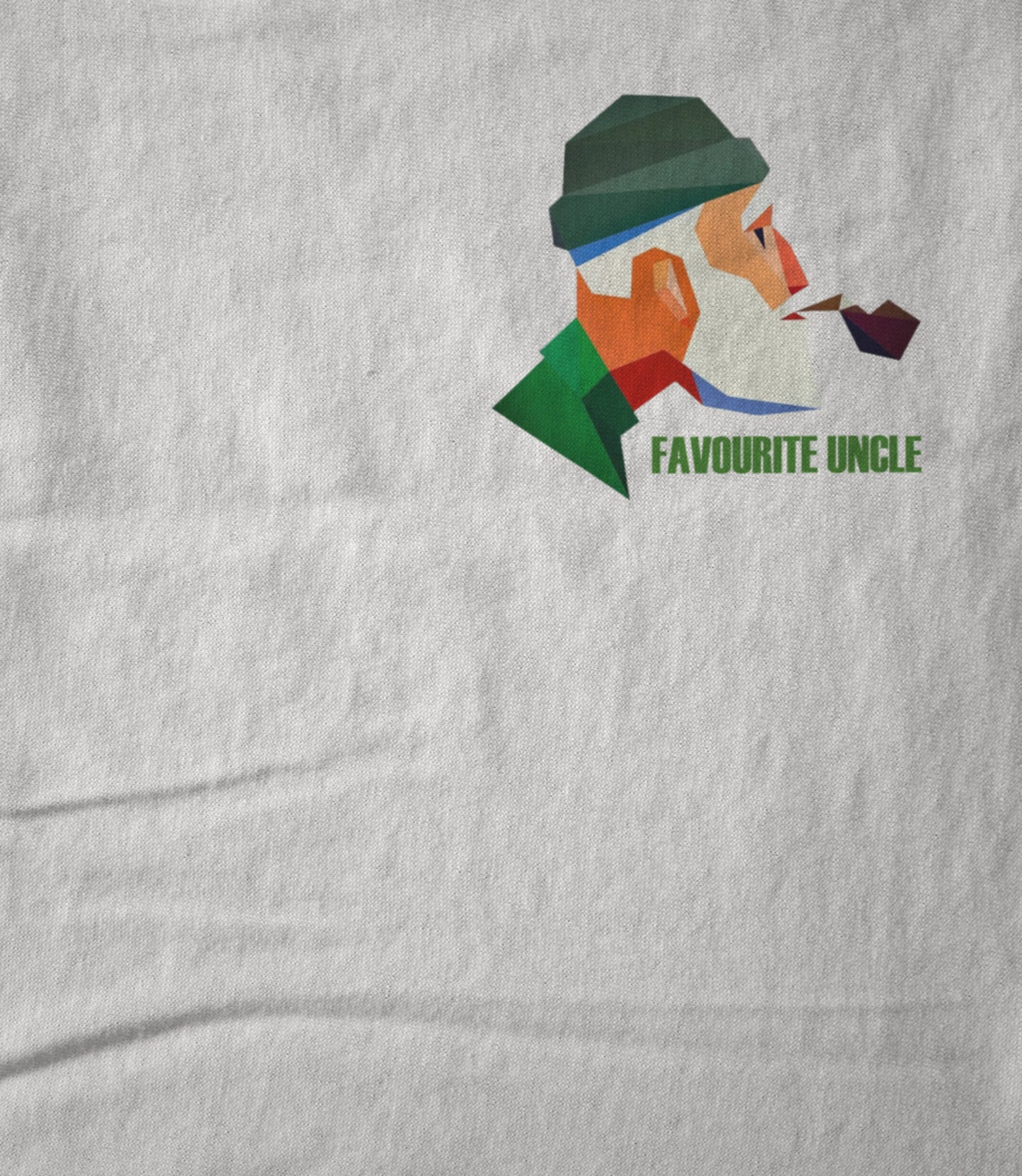 Favourite Uncle - Original Logo 'Uncle' White Unisex T-shirt