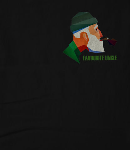 Favourite Uncle - Original Logo 'Uncle' Black Unisex T-shirt