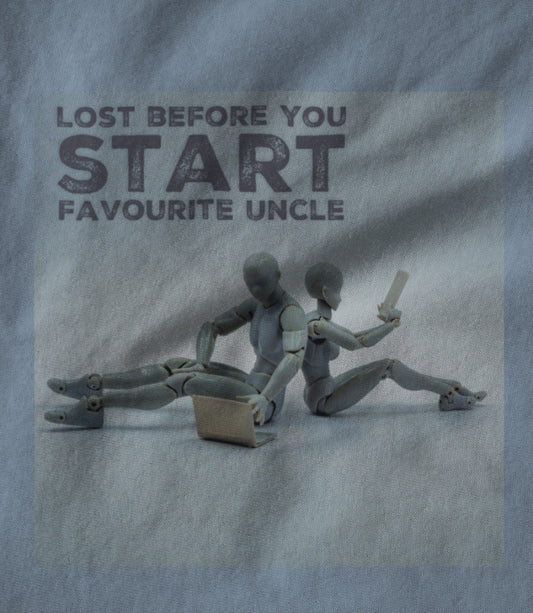 Lost before you start cover art blue