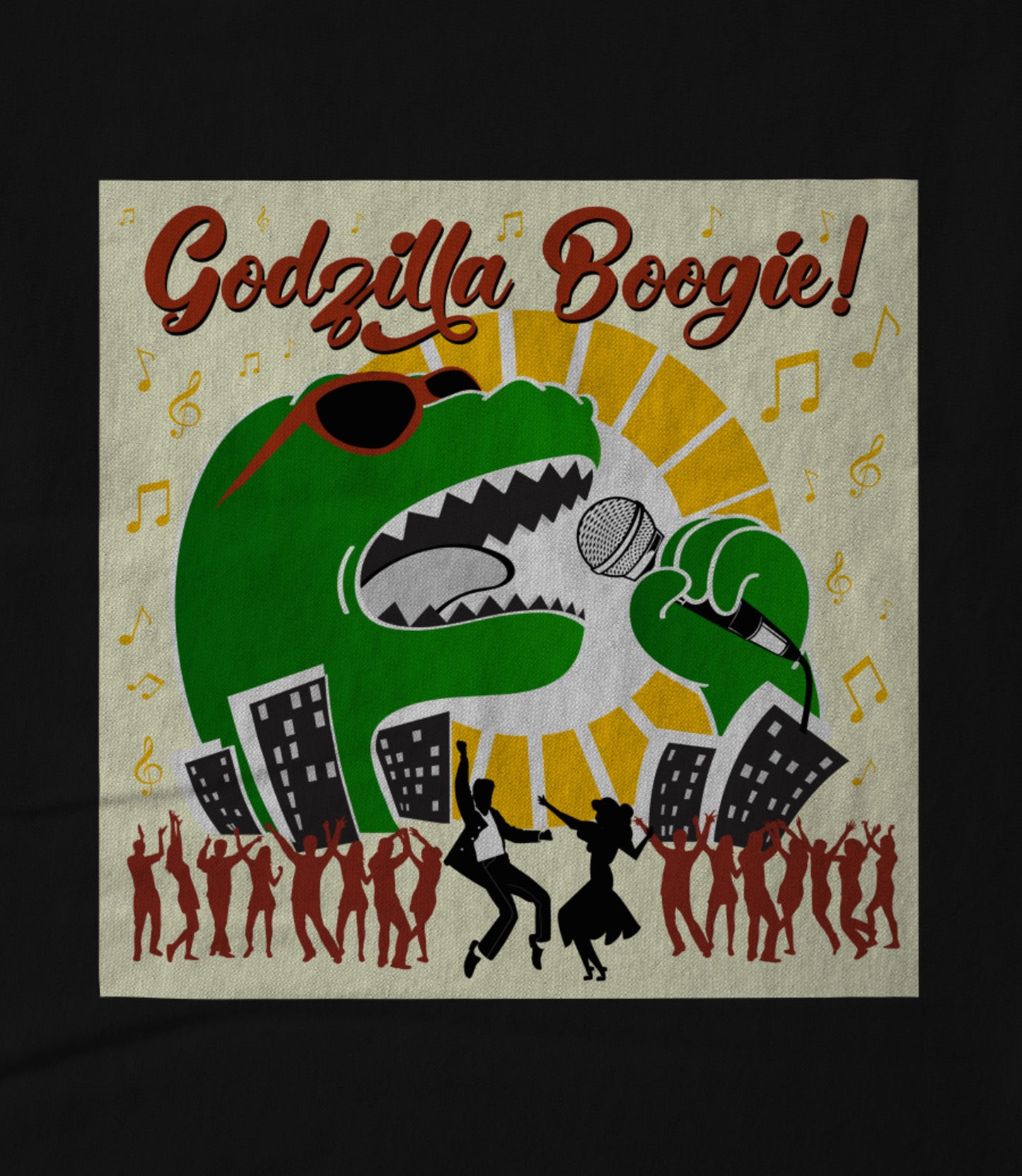 Godzilla Boogie Unisex T-shirt