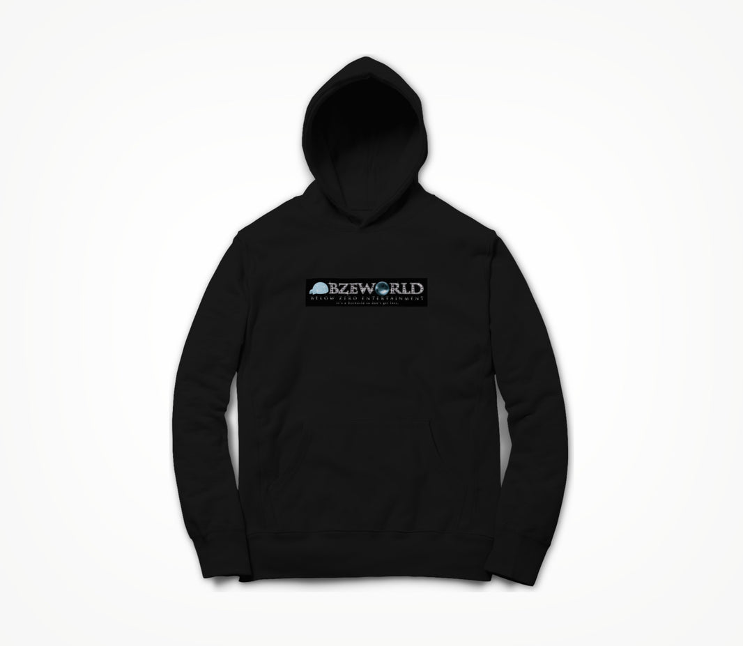 Bzeworld logo black Hoodie