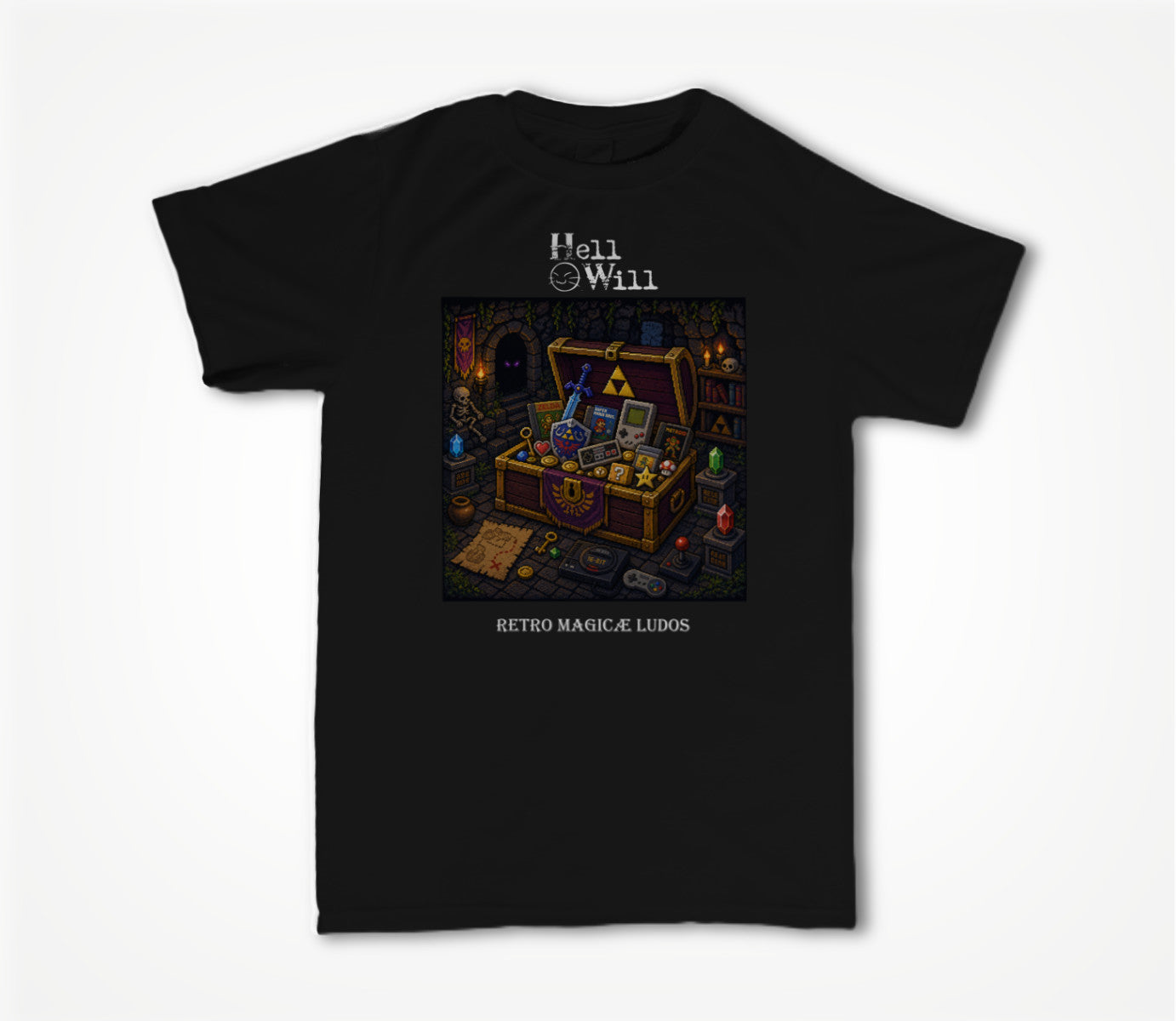 Retro Magicæ Ludos Unisex T-shirt