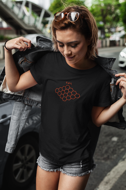 Beehive Black Unisex T-shirt