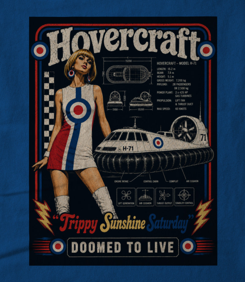 Trippy Royal Blue Merch