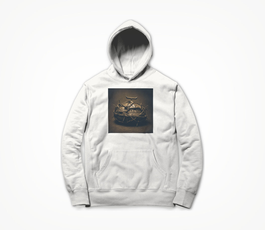 Barbed White Hoodie