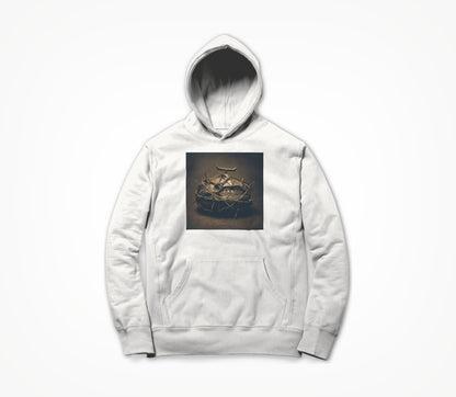 Barbed White Hoodie
