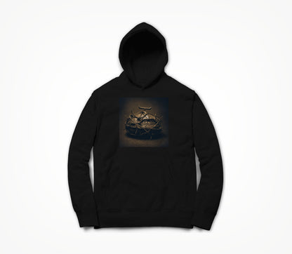 Barbed Black Hoodie