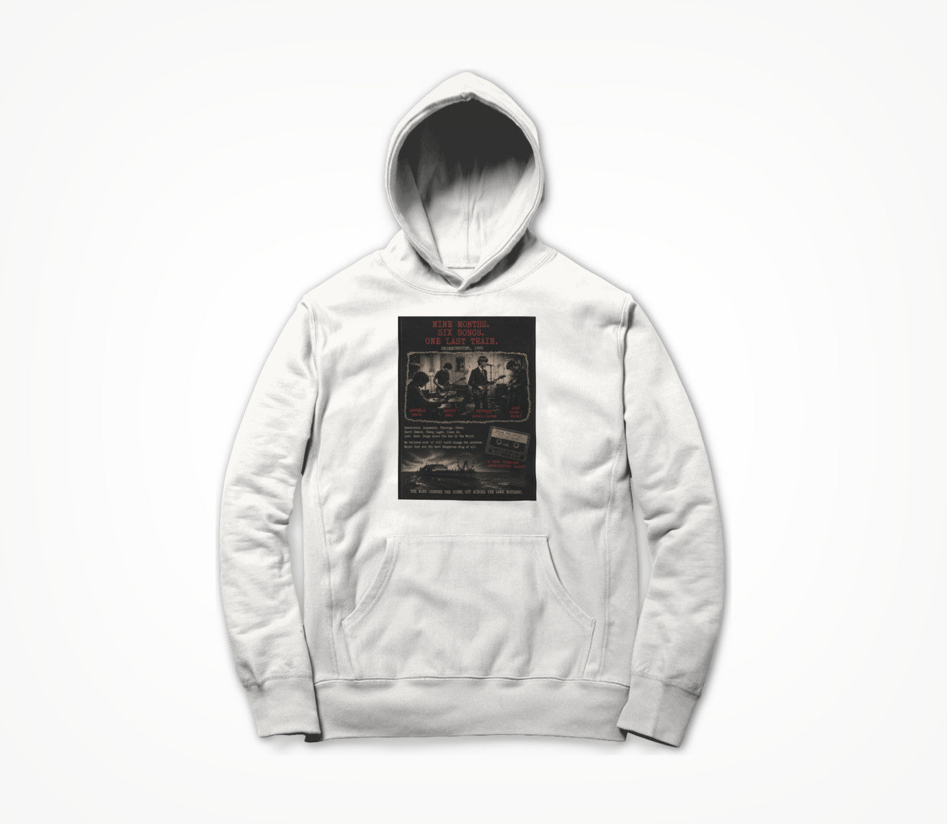 Last Train White Hoodie