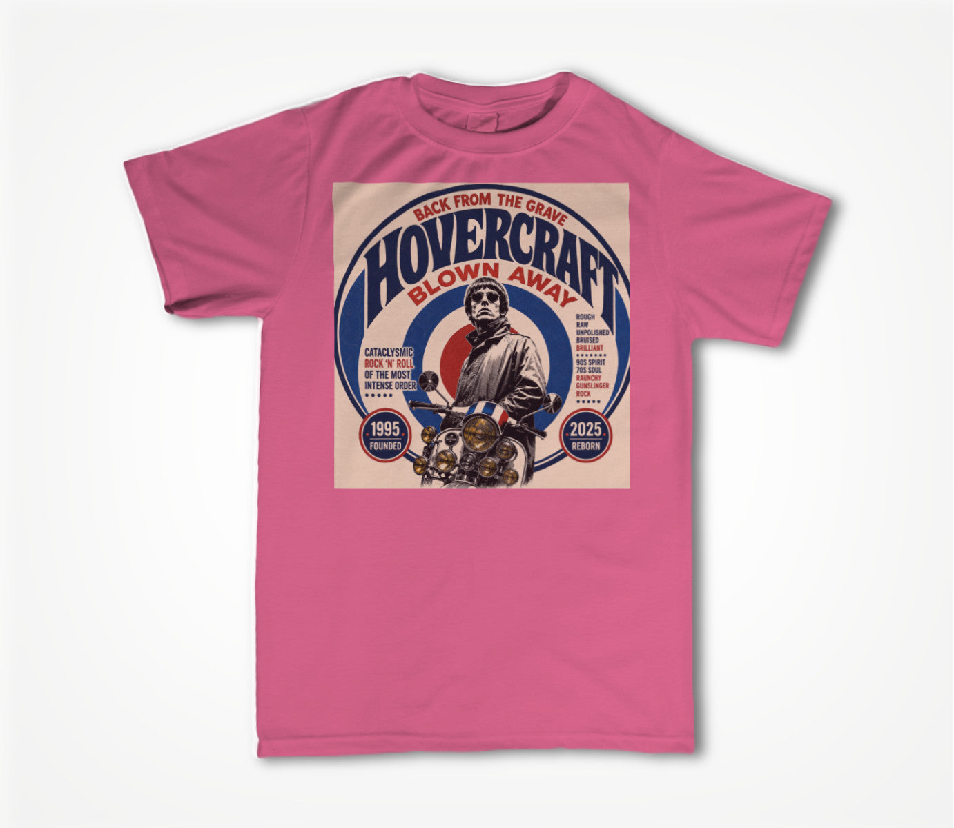 Blown Away Berry Pink Unisex T-shirt