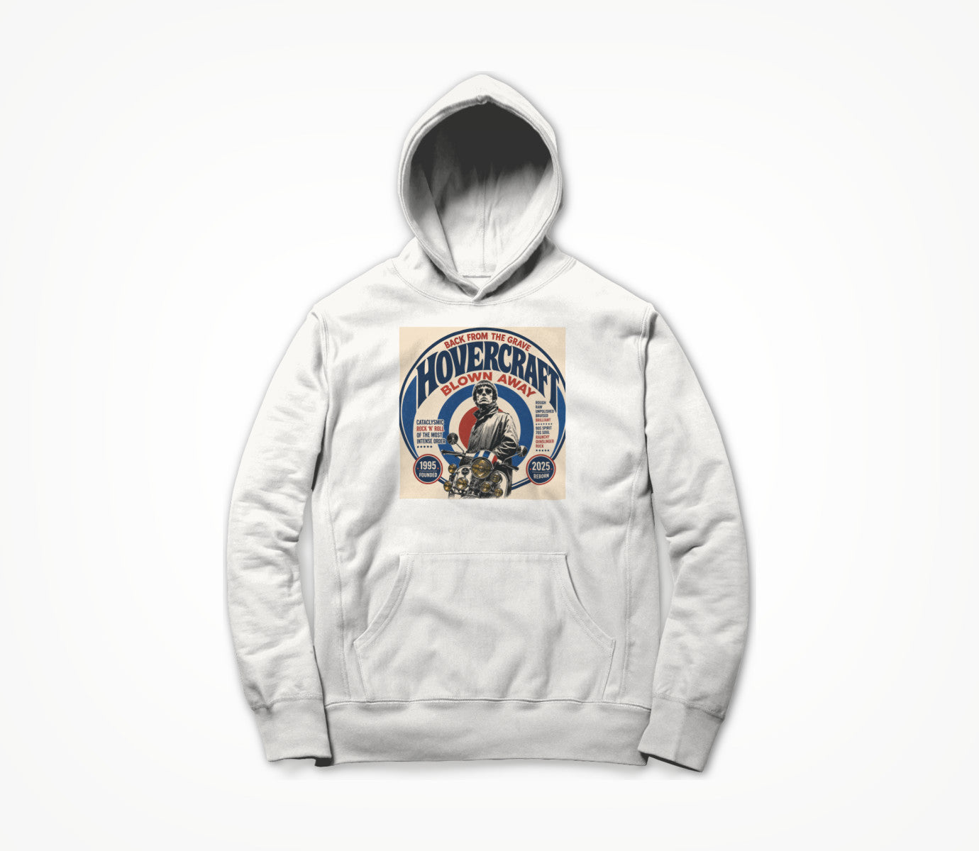 Blown Away White Hoodie
