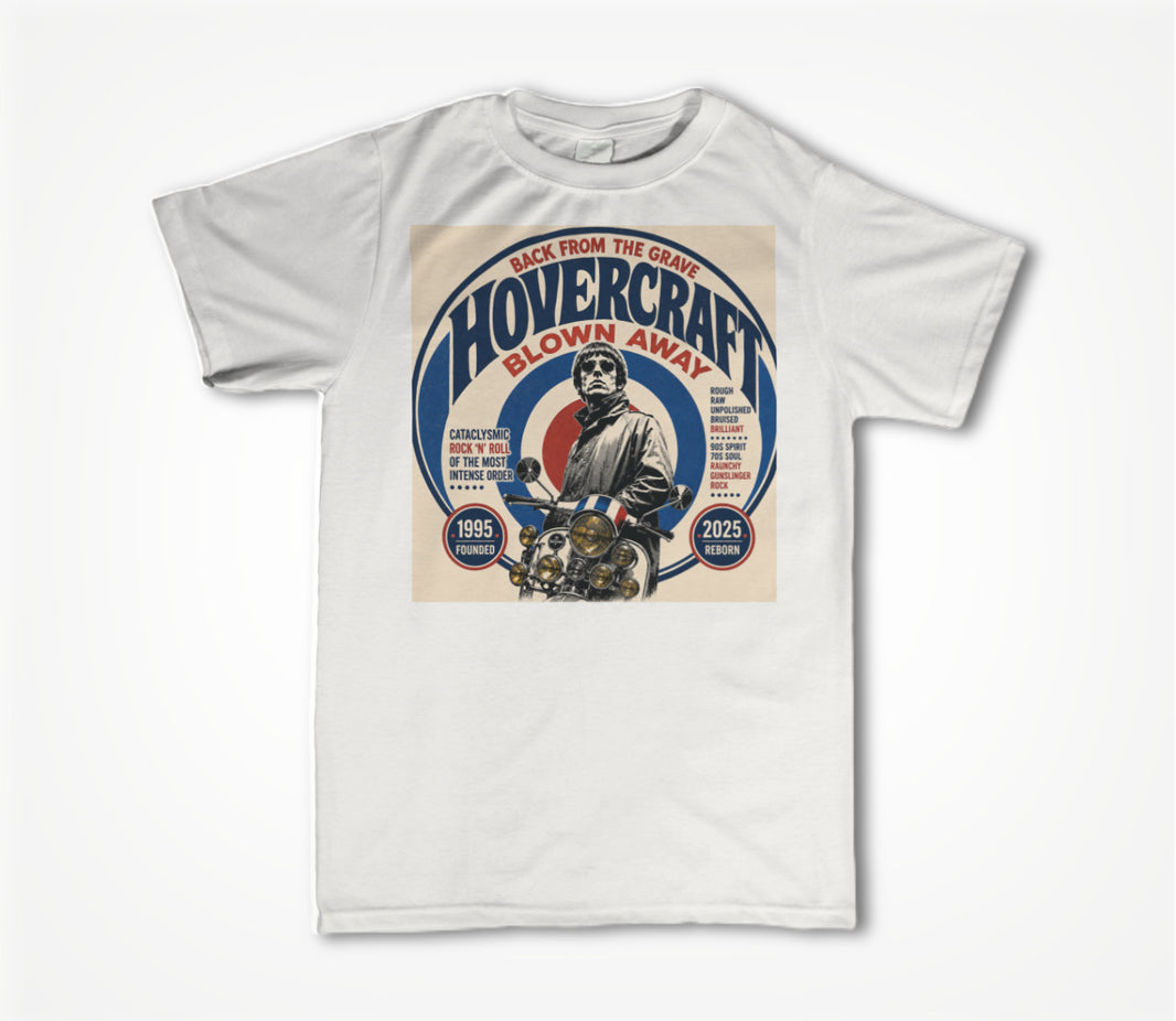 Blown Away White Unisex T-shirt