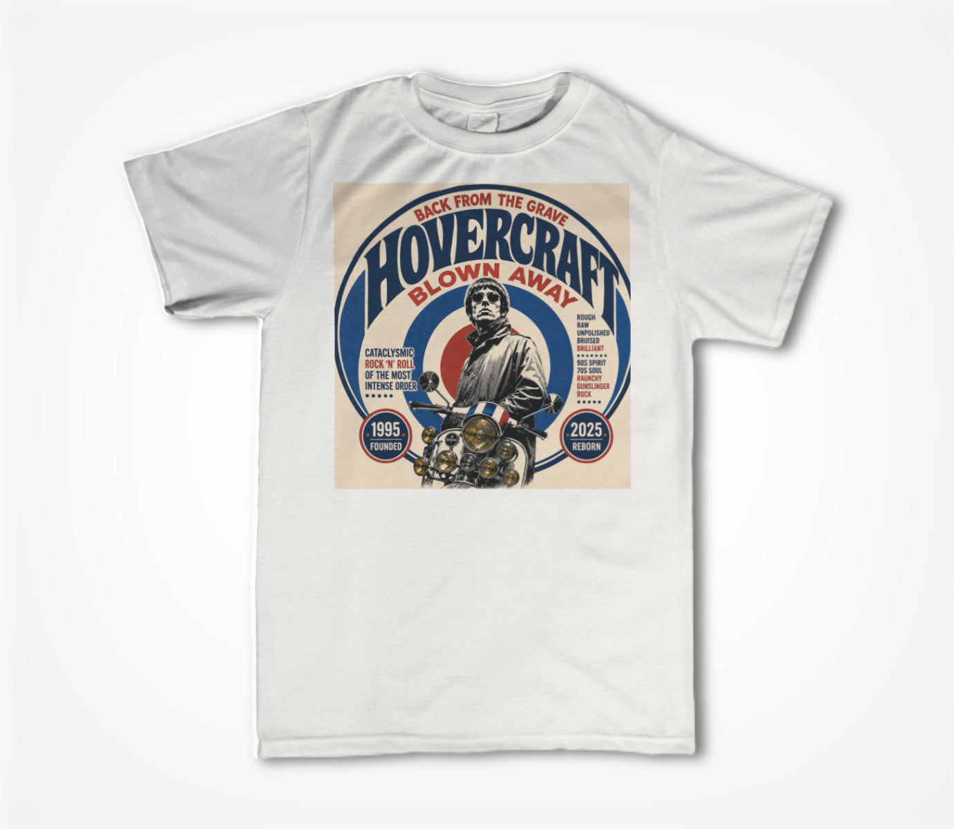Blown Away White Unisex T-shirt