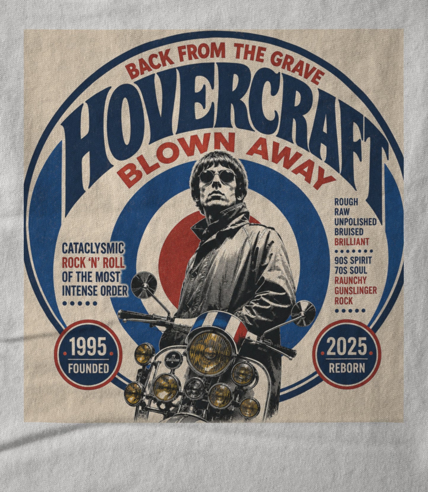 Blown Away White Unisex T-shirt