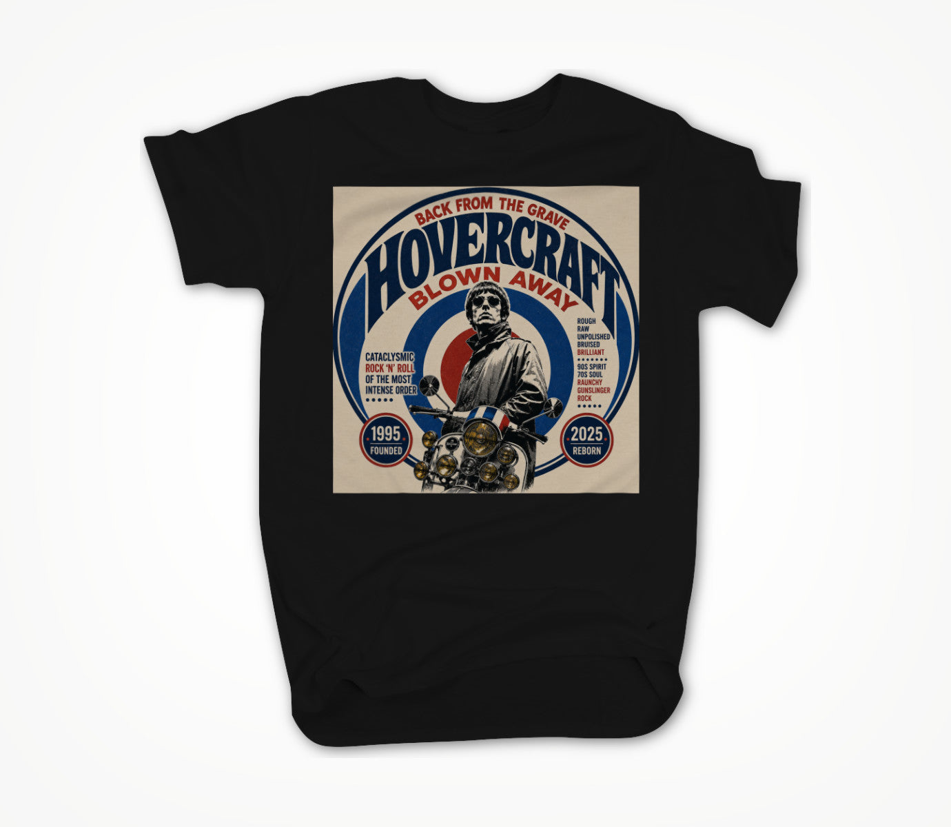 Blown Away Black Unisex T-shirt