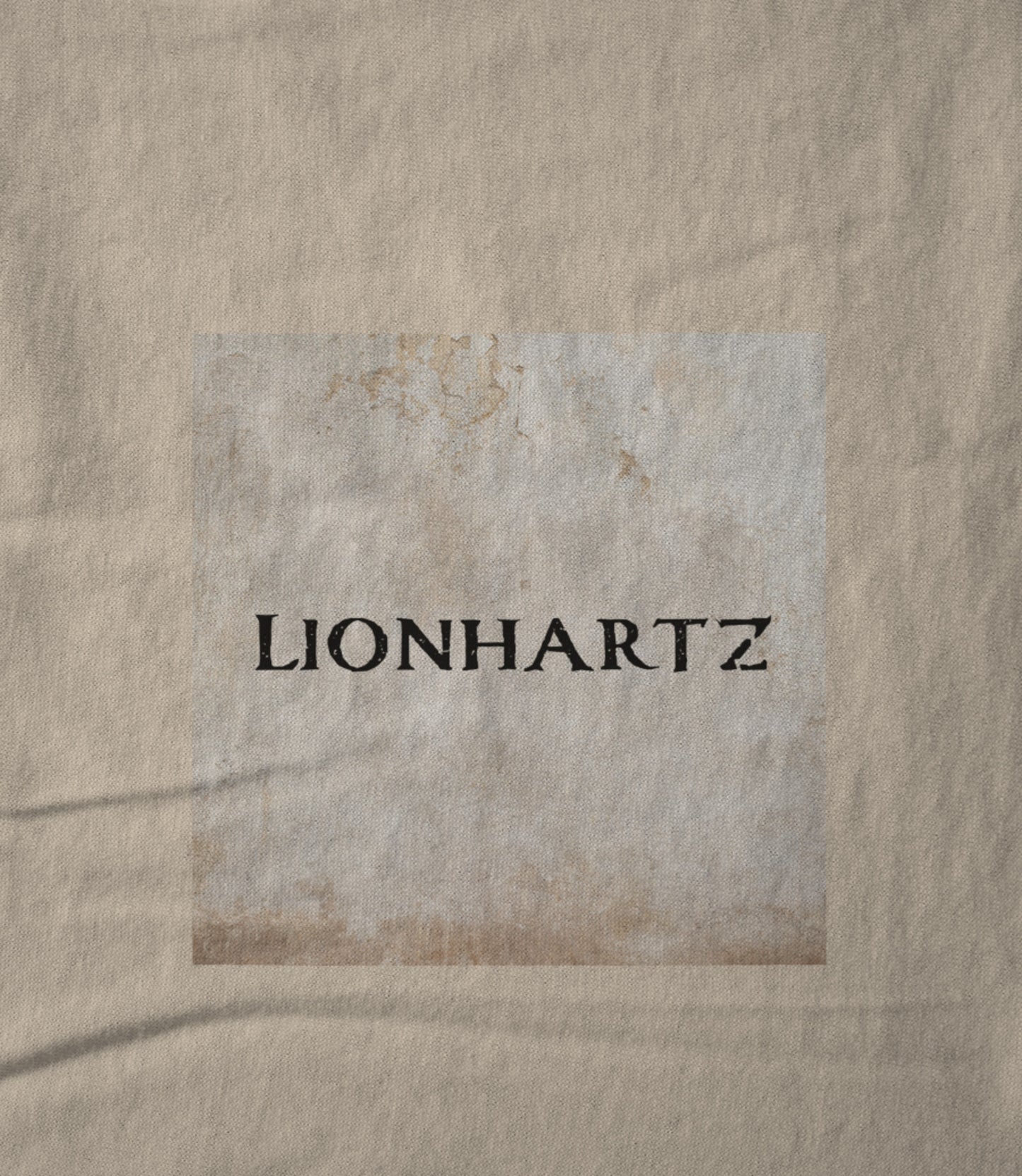 Lionhartz Marble Logo (Creme) Unisex T-shirt