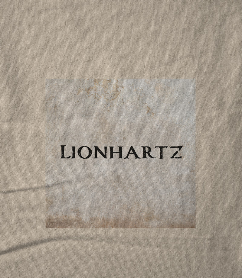 Lionhartz Marble Logo Unisex T-Shirt (Creme)