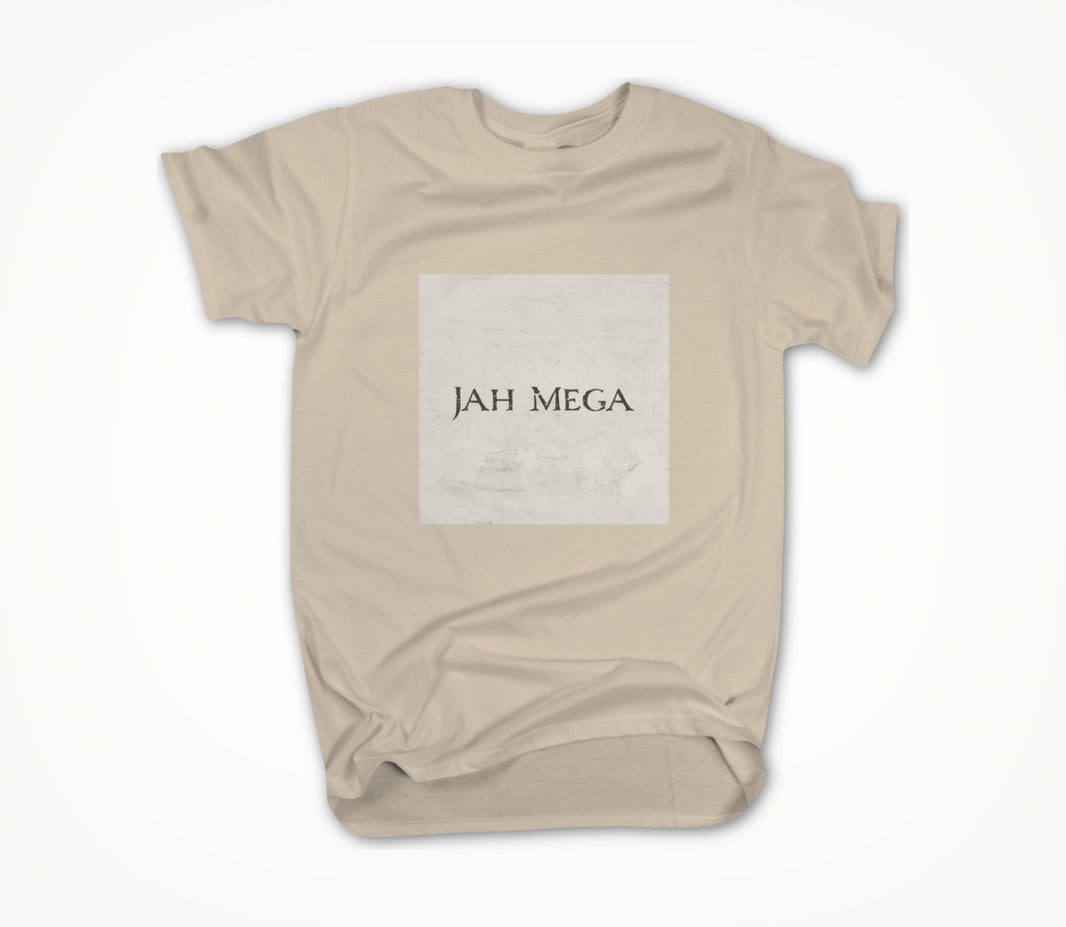 Jah Mega Marble Logo (Creme) Unisex T-shirt