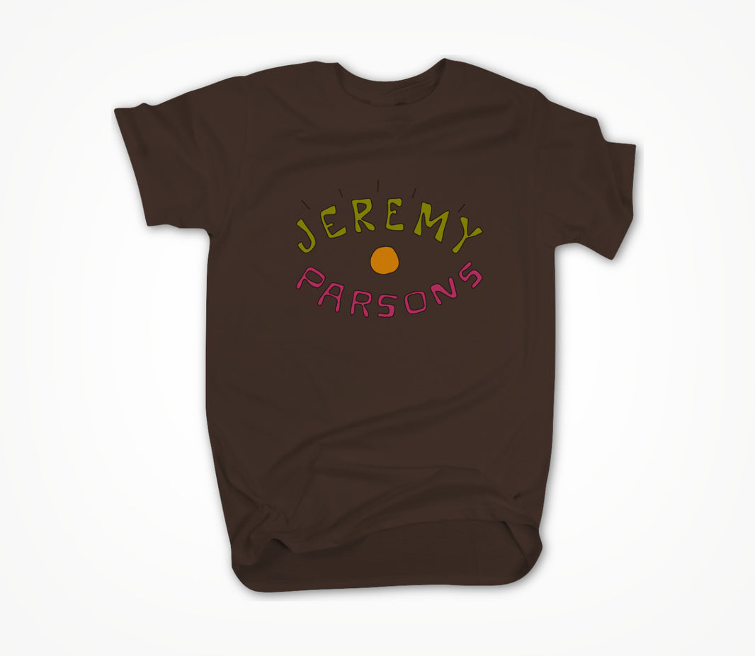 Jeremy Parsons Eye Wide Open Logo Brown Unisex T-shirt