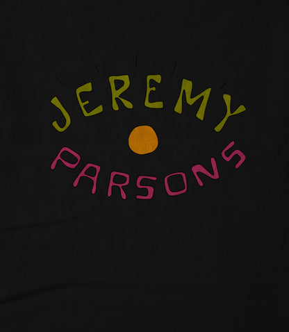 Jeremy Parsons Eye Wide Open Logo Black Hoodie