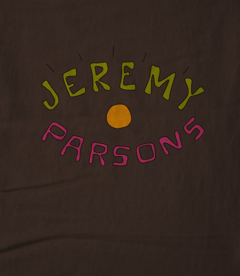 Jeremy Parsons Eye Wide Open Logo Brown