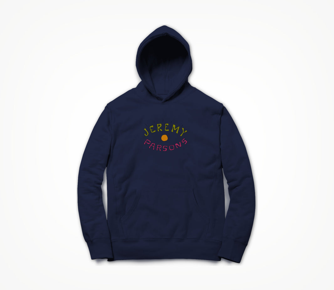 Jeremy Parsons Eye Wide Open Logo Navy Hoodie