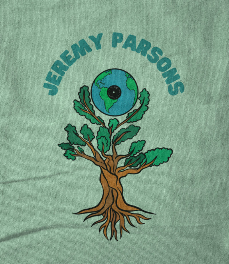 Jeremy Parsons Sit and Spin Logo Mint Green