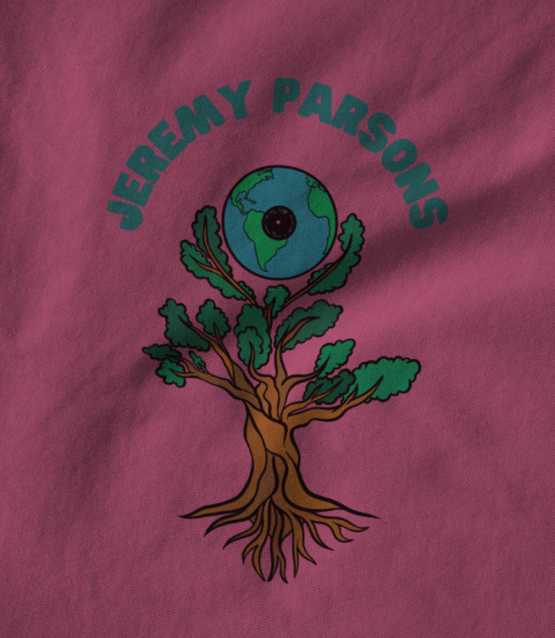 Jeremy Parsons Sit and Spin Logo Berry Pink