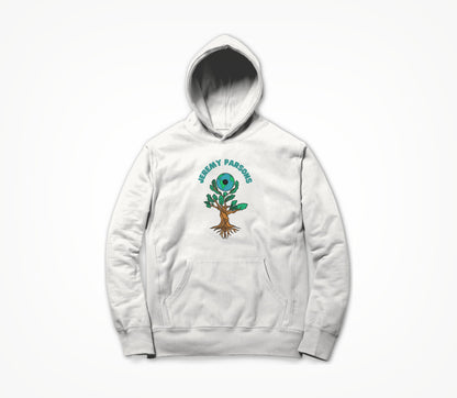 Jeremy Parsons Sit and Spin Logo White Hoodie