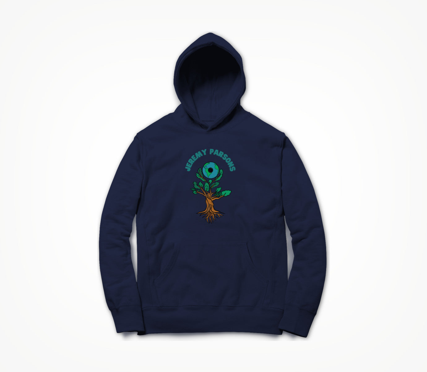 Jeremy Parsons Sit and Spin Logo Navy Hoodie