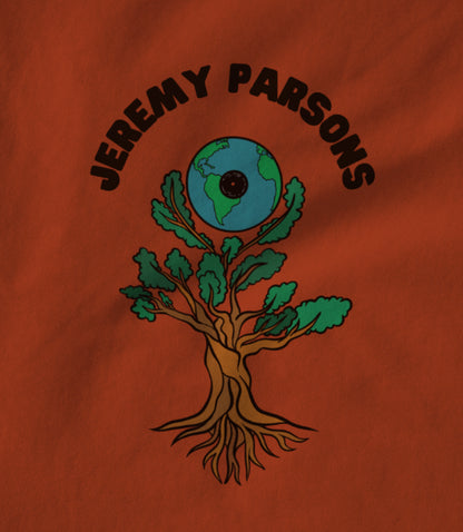 Jeremy Parsons Sit and Spin Logo Orange Unisex T-shirt