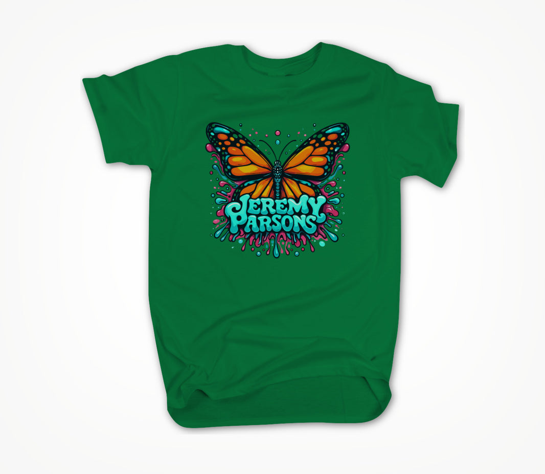 Jeremy Parsons Psychedelic Butterfly Unisex T-shirt