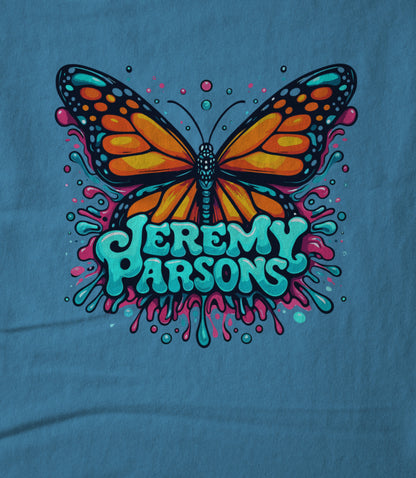 Jeremy Parsons Psychedelic Butterfly Unisex T-shirt