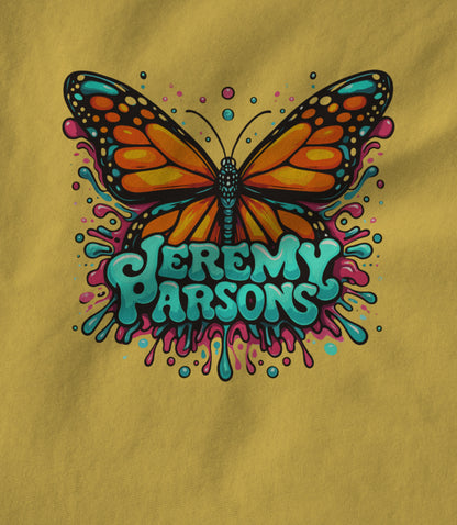 Jeremy Parsons Psychedelic Butterfly Unisex T-shirt