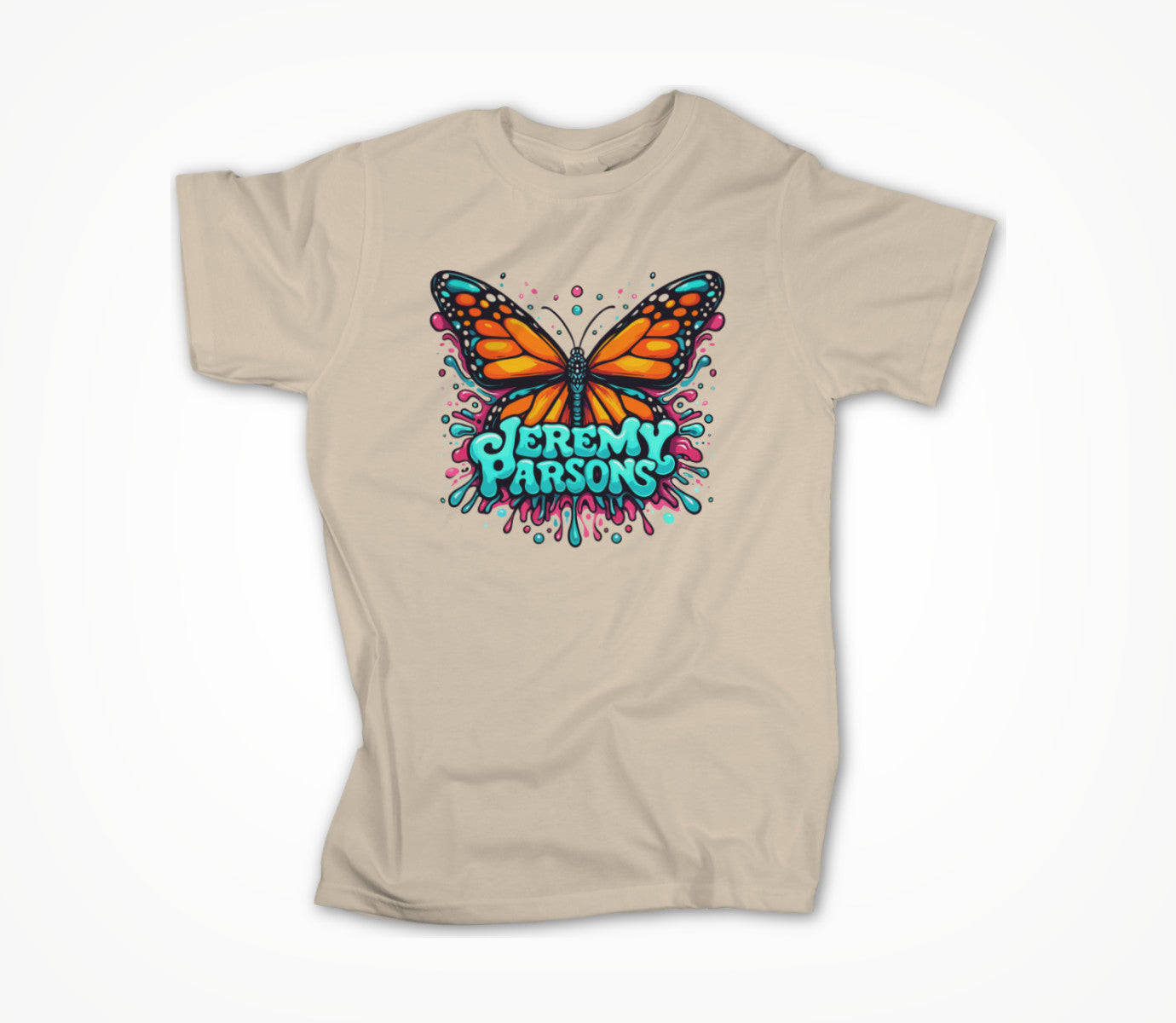 Jeremy Parsons Psychedelic Butterfly Unisex T-shirt