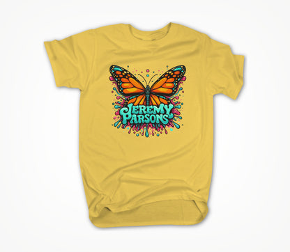 Jeremy Parsons Psychedelic Butterfly Unisex T-shirt