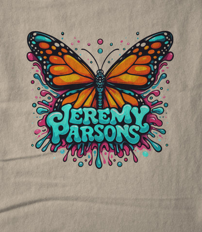 Jeremy Parsons Psychedelic Butterfly Unisex T-shirt