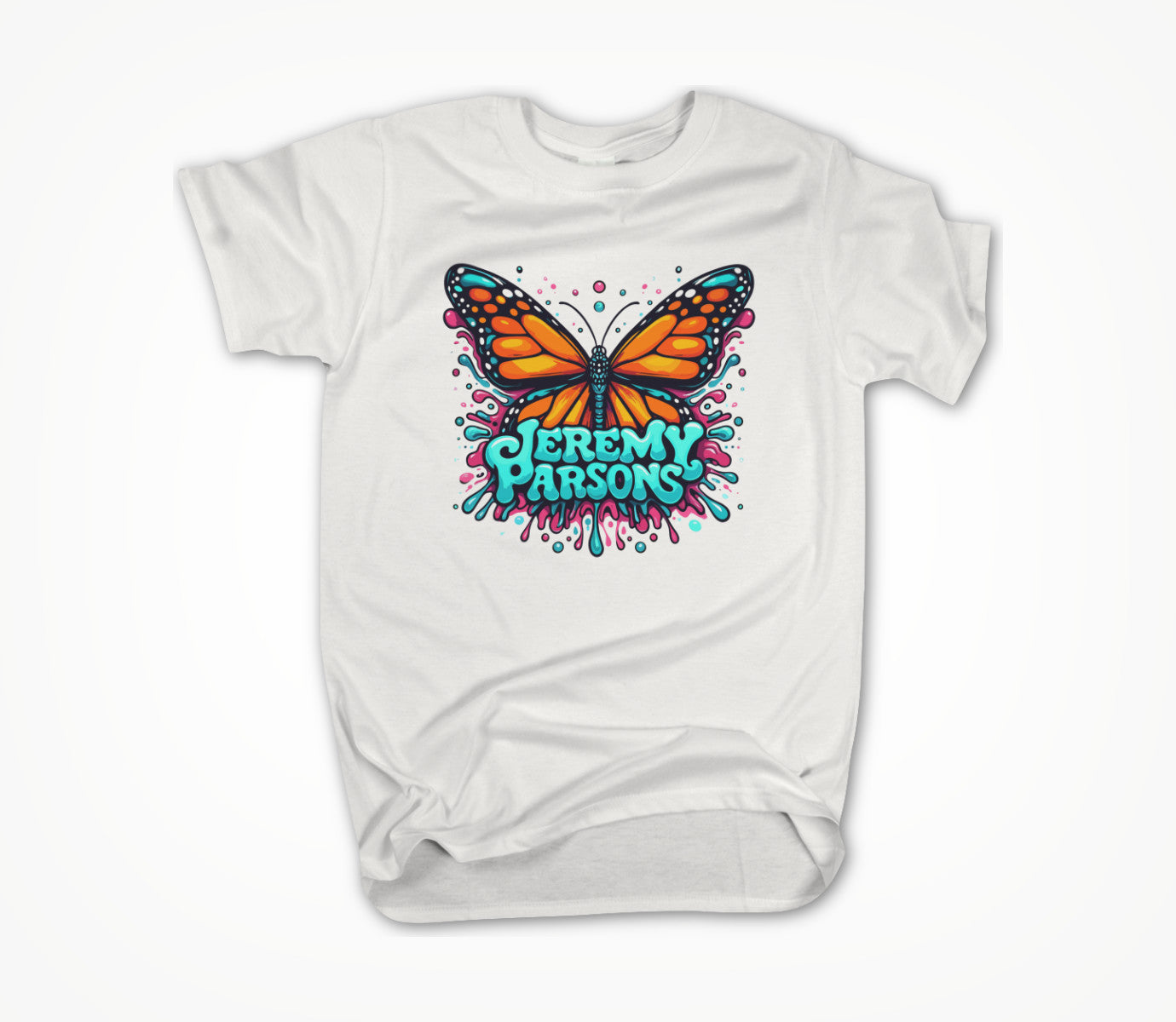 Jeremy Parsons Psychedelic Butterfly Unisex T-shirt