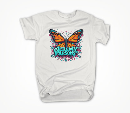 Jeremy Parsons Psychedelic Butterfly Unisex T-shirt