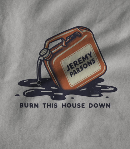 Burn This House Down - White Hoodie