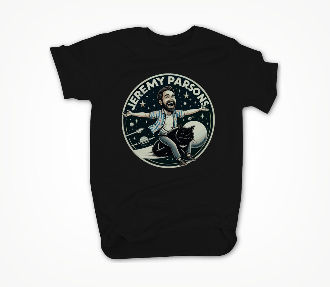 Jeremy Parsons Space Cat Haircut 2026 Unisex T-shirt