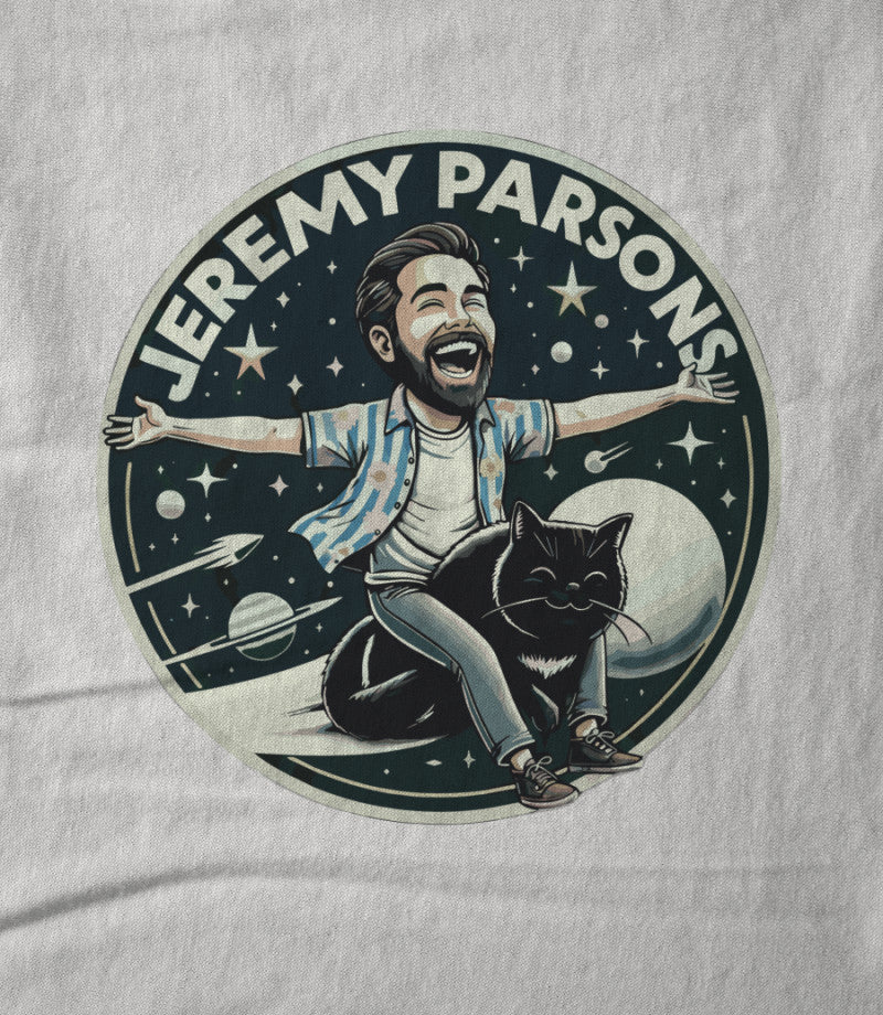 Jeremy Parsons Space Cat Haircut 2026 (White)