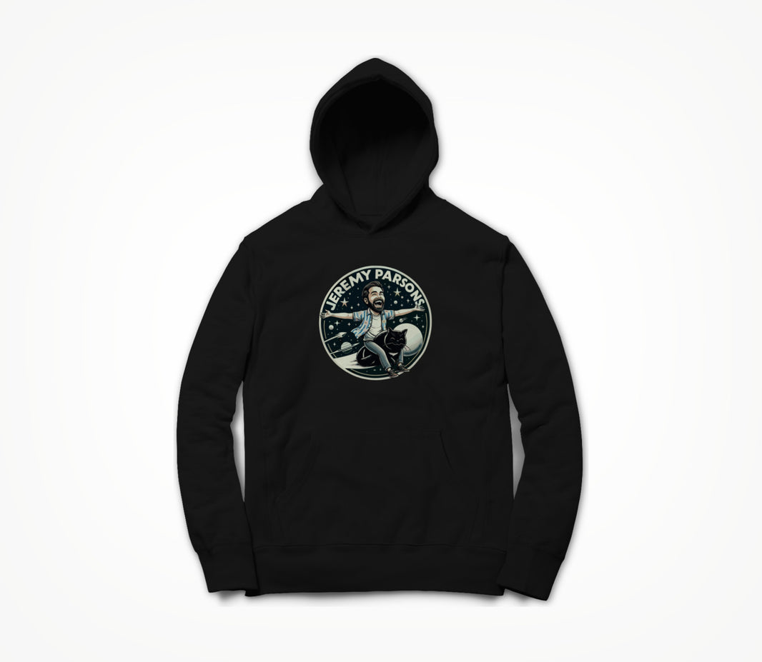 Jeremy Parsons Space Cat Haircut 2026 Hoodie
