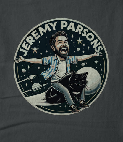 Jeremy Parsons Space Cat Haircut 2026 (Asphalt) Hoodie