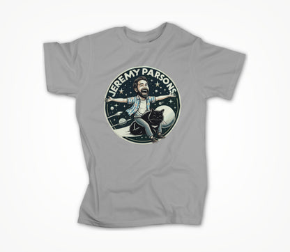 Jeremy Parsons Space Cat Haircut 2026 (Heather Grey) Unisex T-shirt