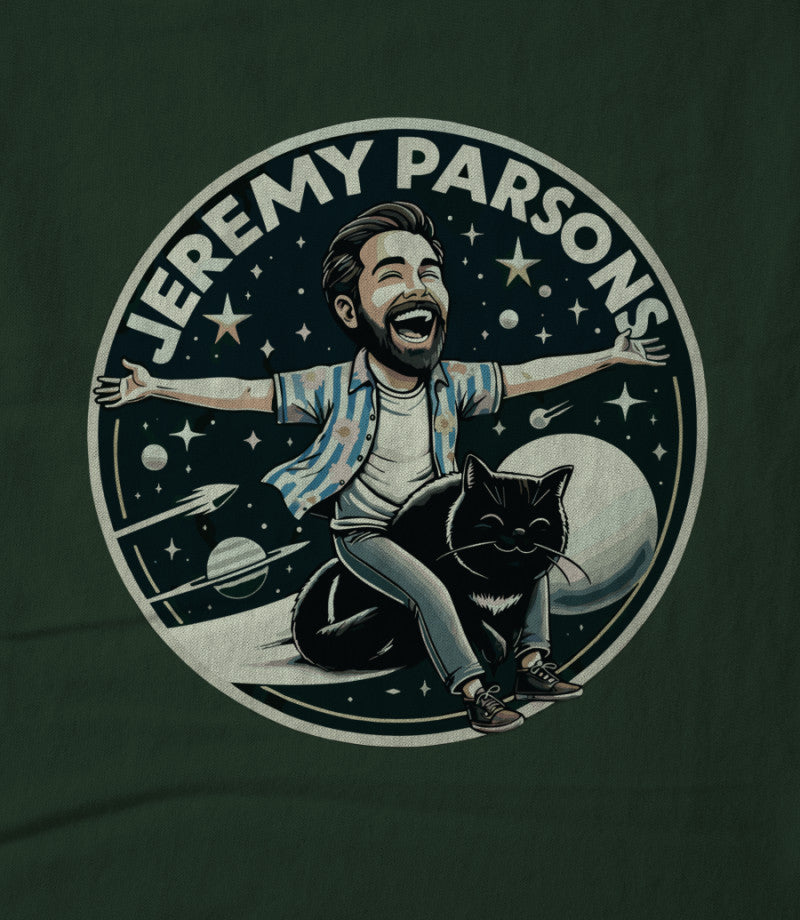 Jeremy Parsons Space Cat Haircut 2026 (Forest Green)