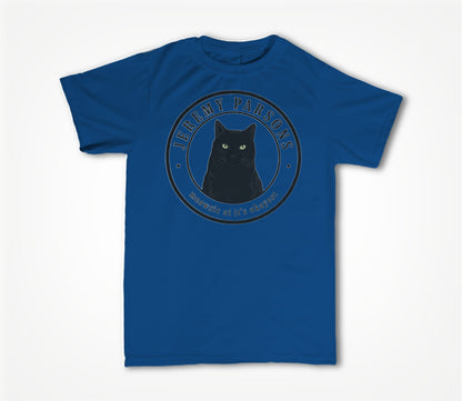 Jeremy Parsons Meowsic at it's okayest (Royal Blue) Unisex T-shirt