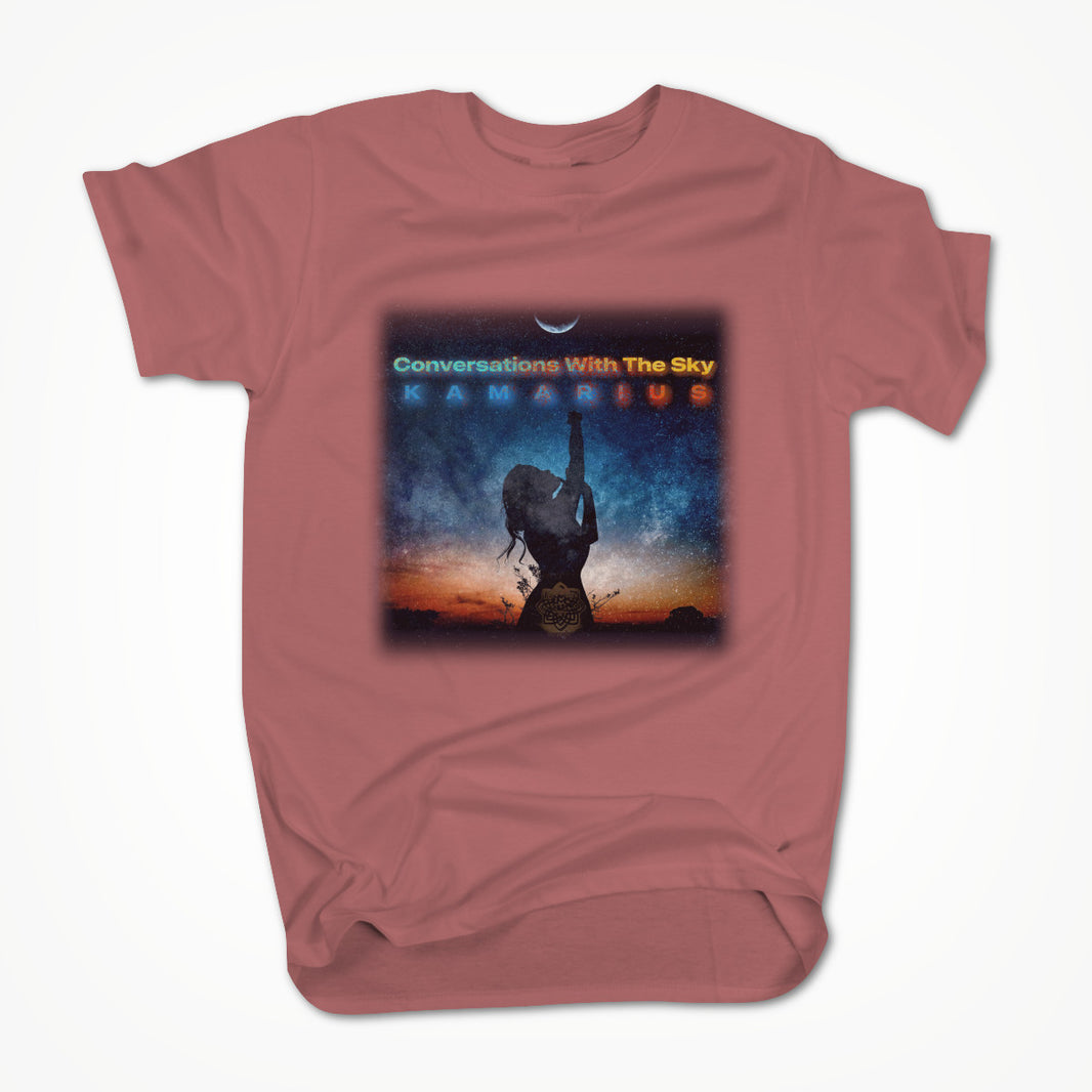 Conversations With The Sky by KaMarius Mauve Unisex T-shirt