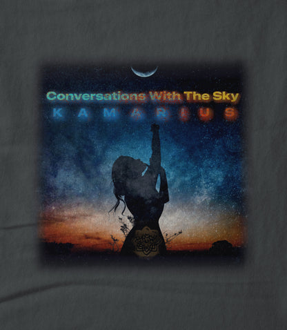 Conversations With The Sky by KaMarius Dark Heather Unisex T-shirt