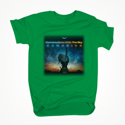 Conversations With The Sky by KaMarius Kelly Green Unisex T-shirt